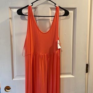 Coral Colored Motherhood Maternity Capri Length Jumpsuit- new with tags!